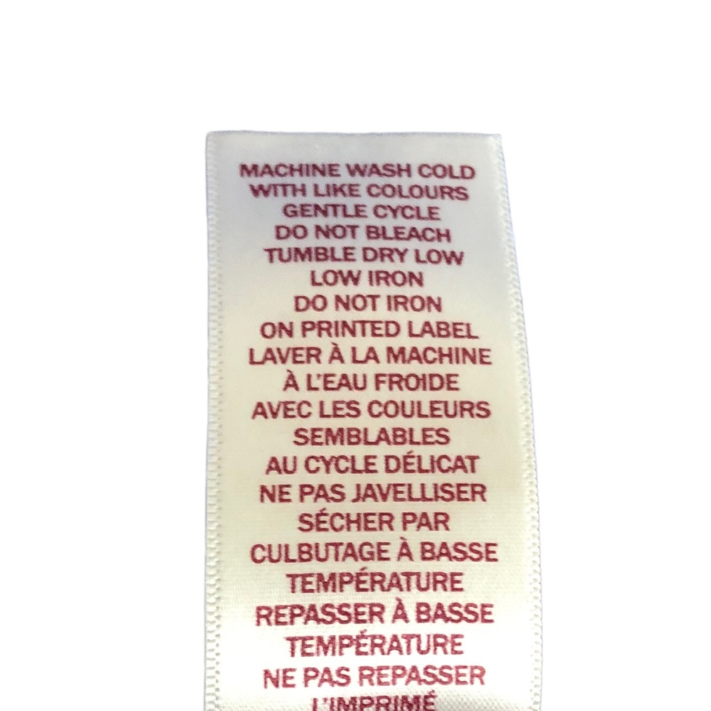 Northern Reflections Waffle Knit Striped Tee Large Purple - Picture 8 of 9